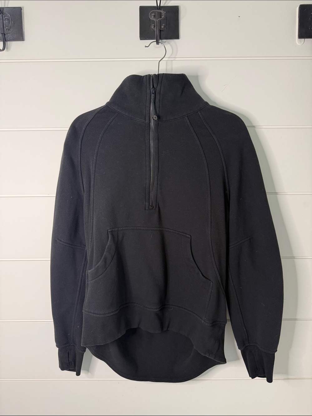 lululemon athletica Black Half-Zip Hoodie